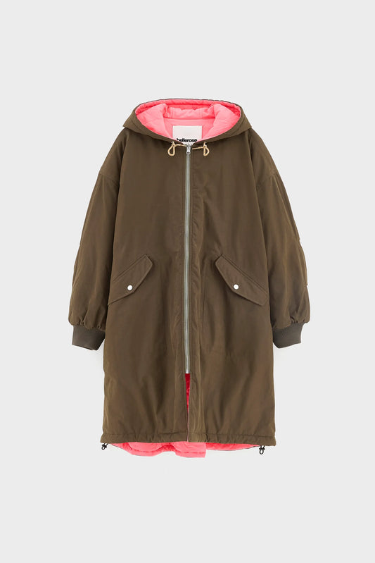 Manteau réversible Honor rose fluo – Bellerose