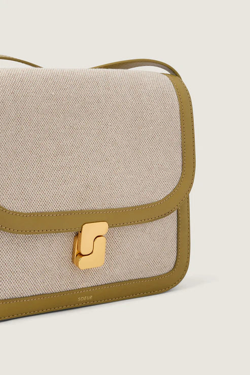 SAC BELLISSIMA MAXI - ECRU ET GLACE PISTACHE