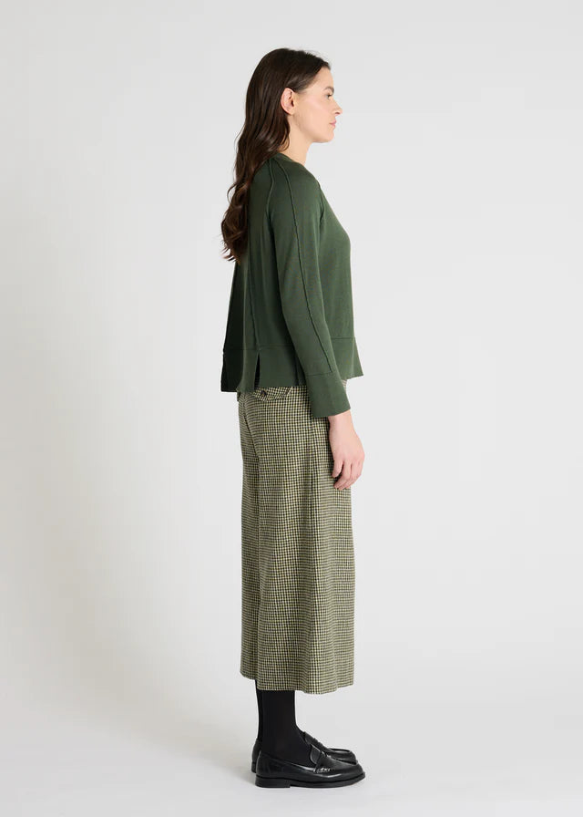 Pull en laine mérinos Tupac Hana San - vert