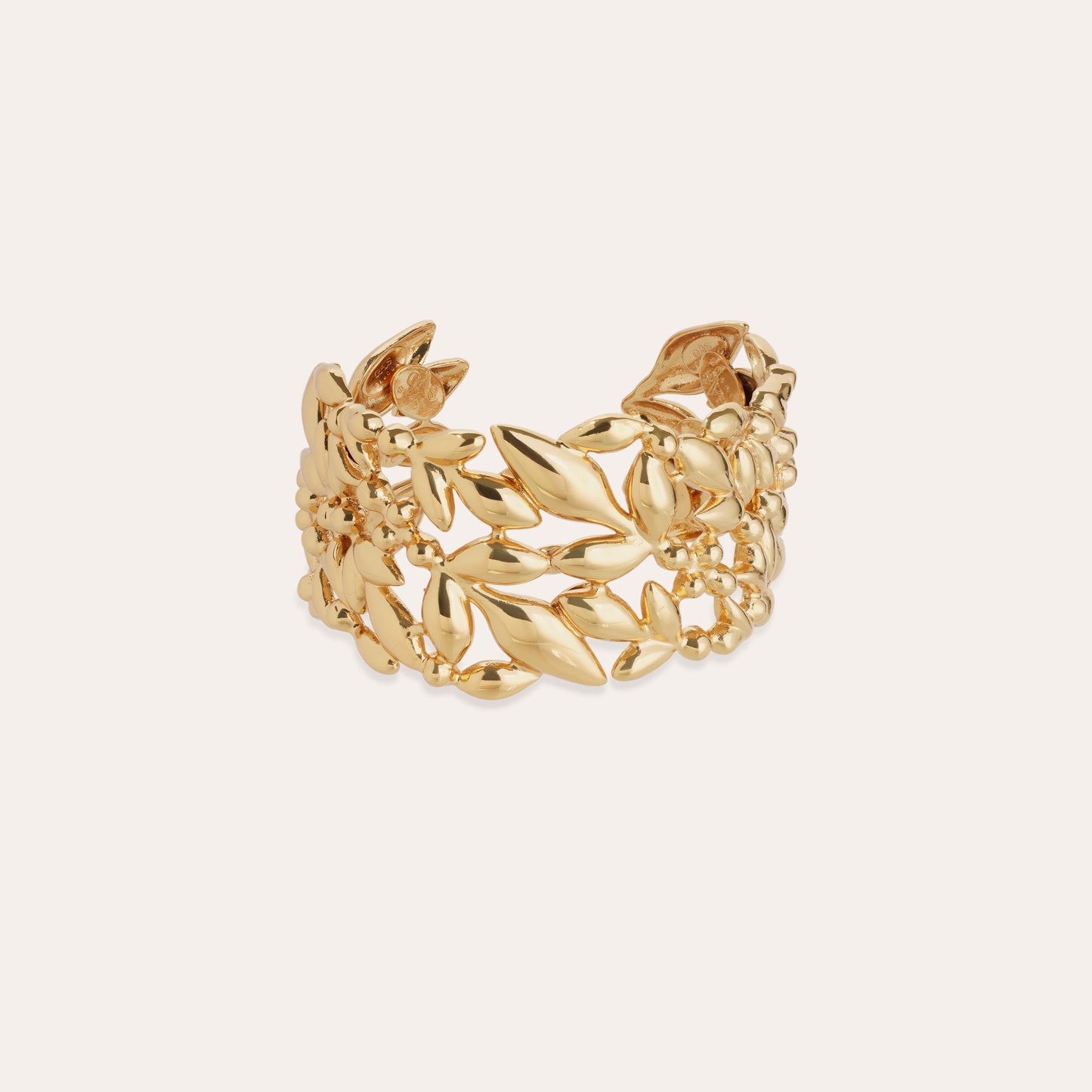 Bracelet manchette Olea doré GAS Bijoux