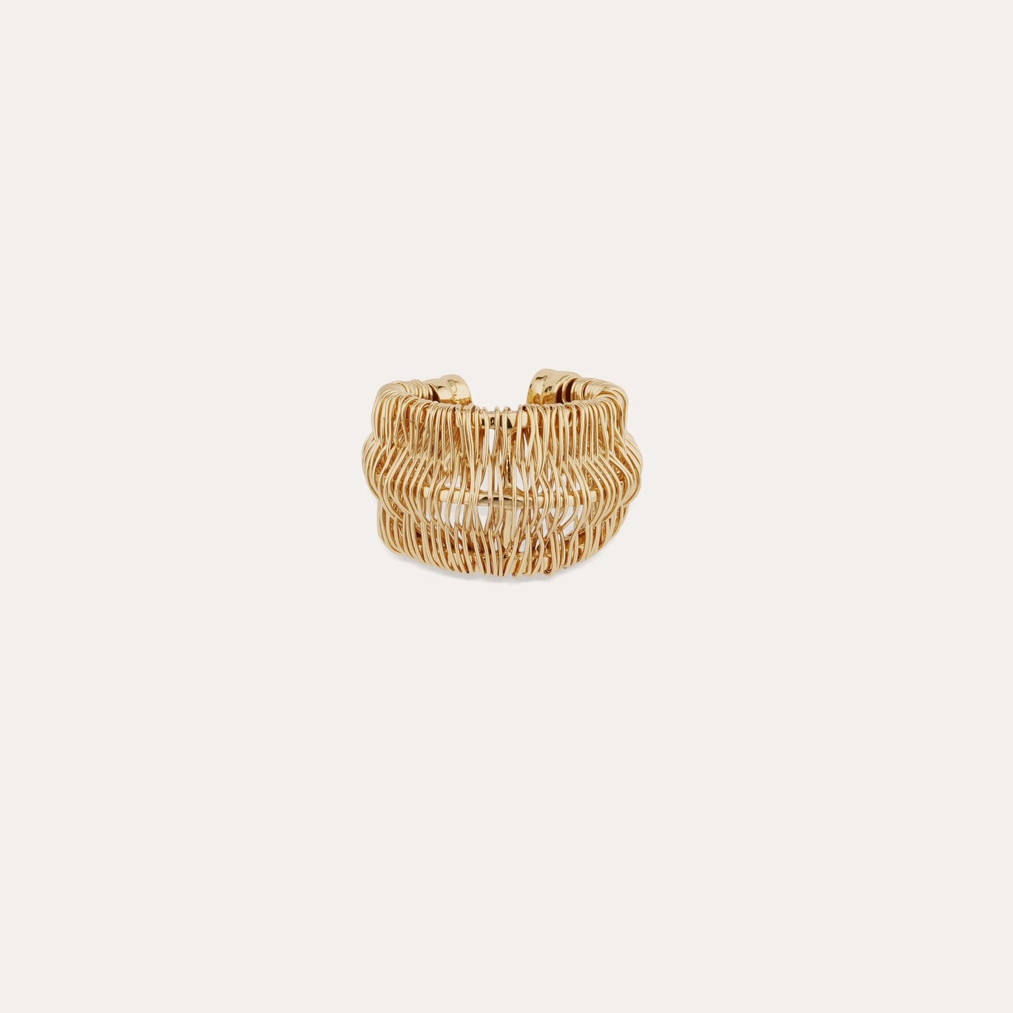 Bague Izzia Filea dorée GAS Bijoux
