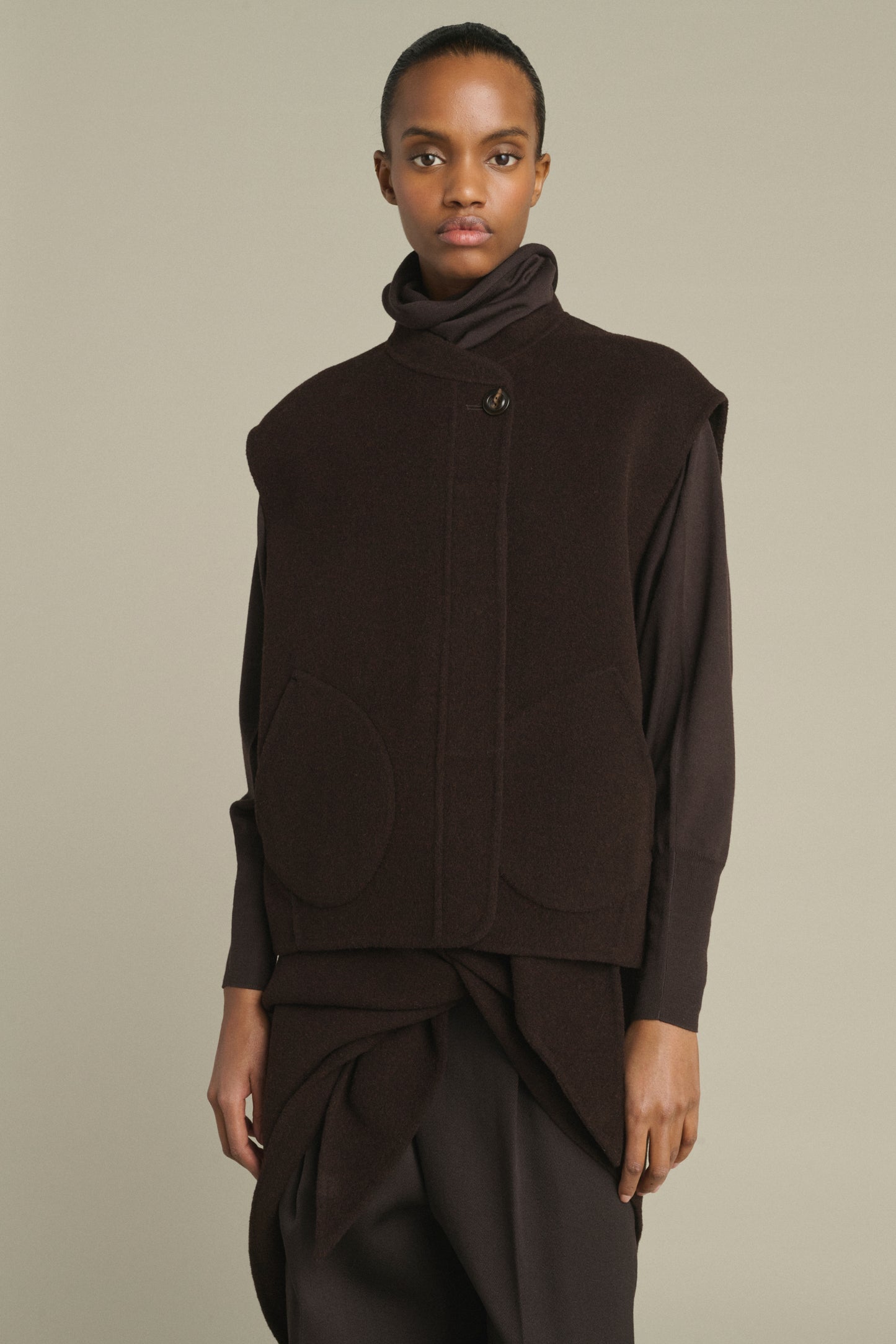 Gilet sans manches Adeline en laine – Soeur