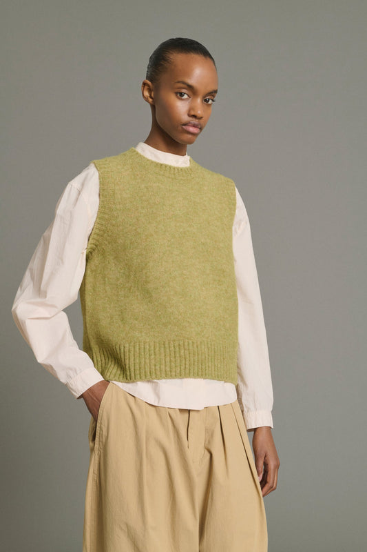 Pull sans manches Namaste sauge – Soeur