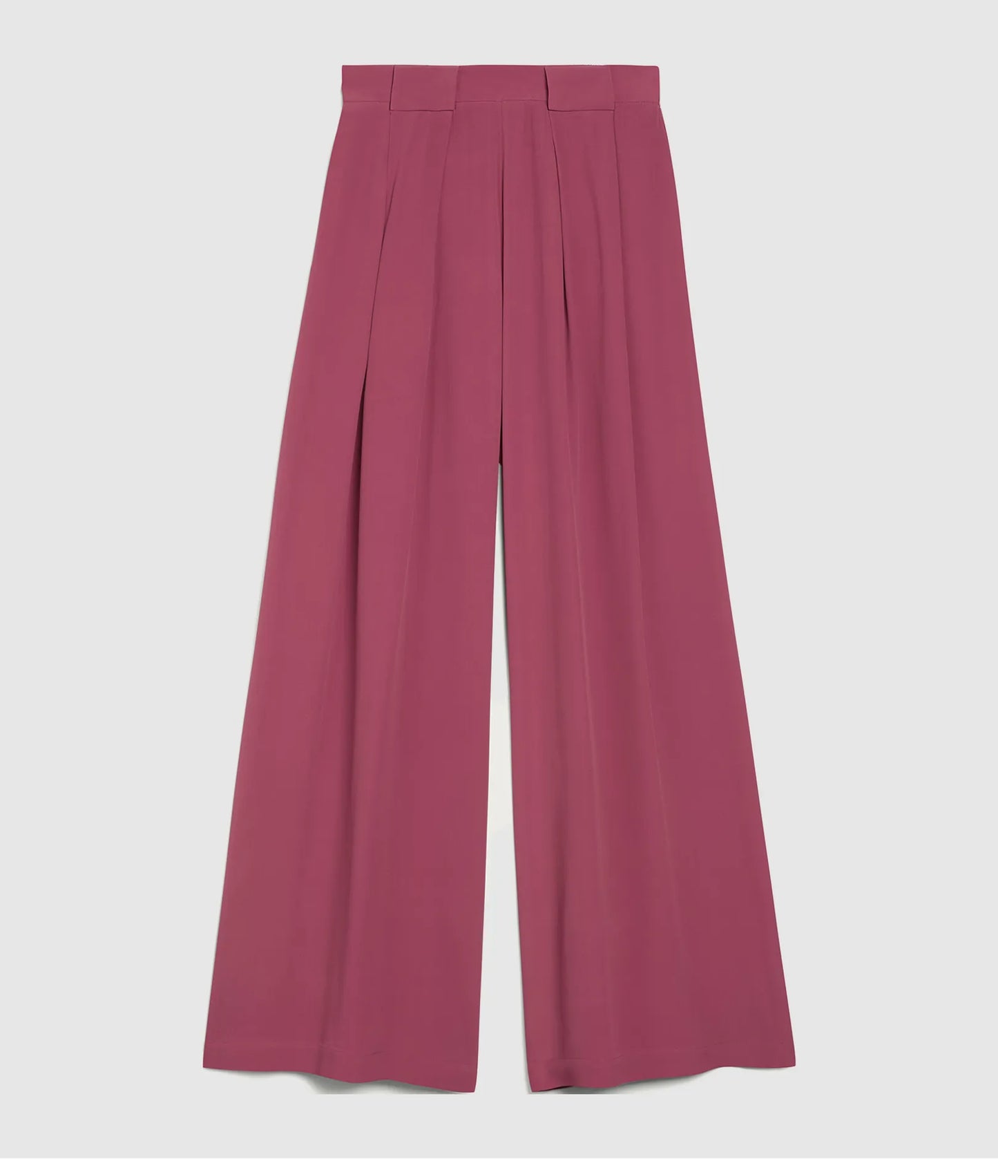 PANTALON ASPEN EN ACÉTATE/SOIE UNIE - BOIS DE ROSE MOMONI