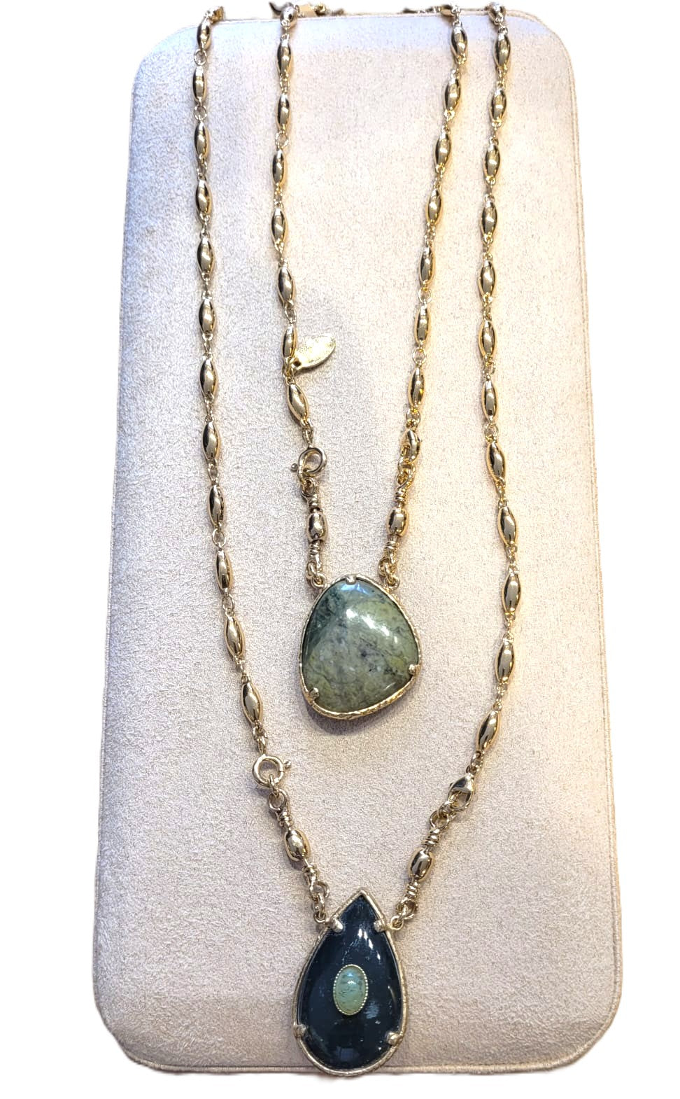 Collier Scapulaire Serti doré - GAS Bijoux