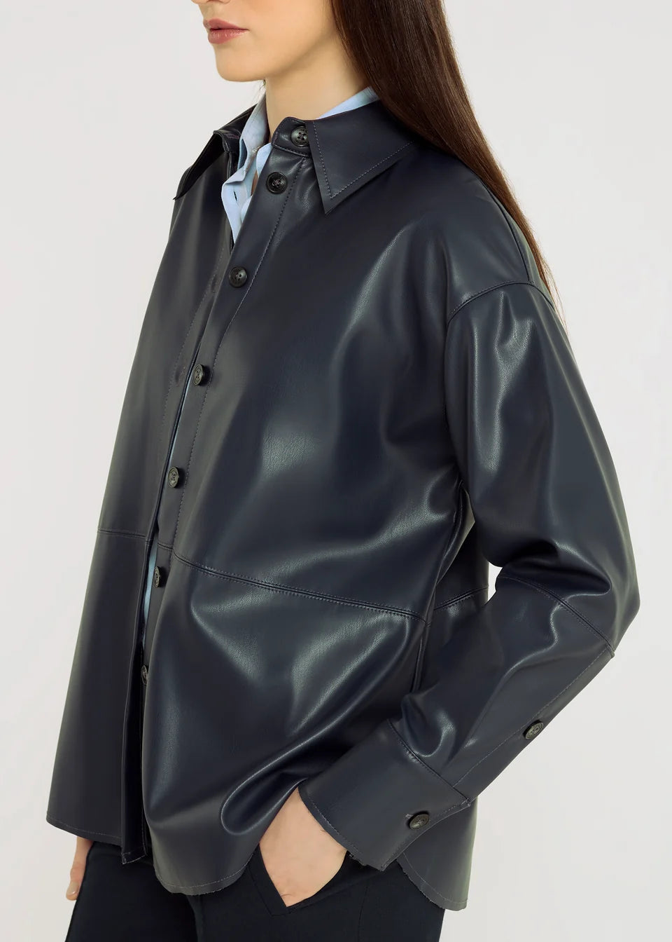 Chemise femme ADA graphite – HANA SAN