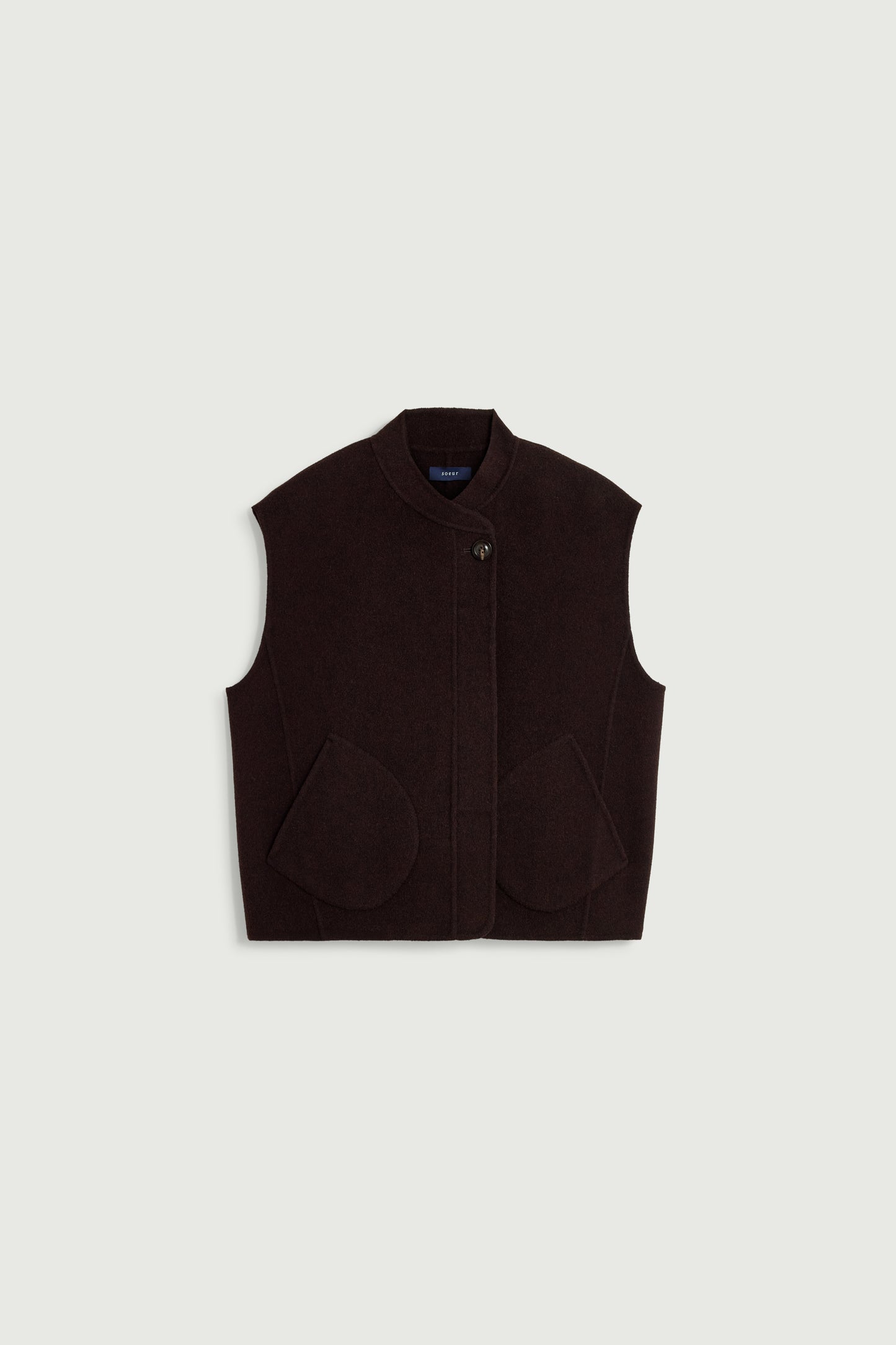 Gilet sans manches Adeline en laine – Soeur