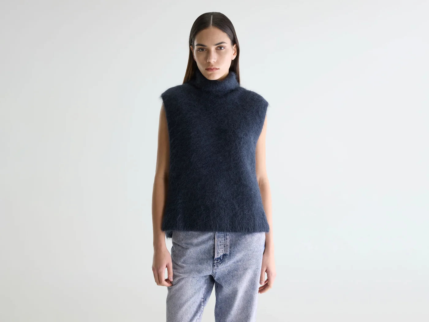 Pull sans manches Daren bleu marine – Bellerose