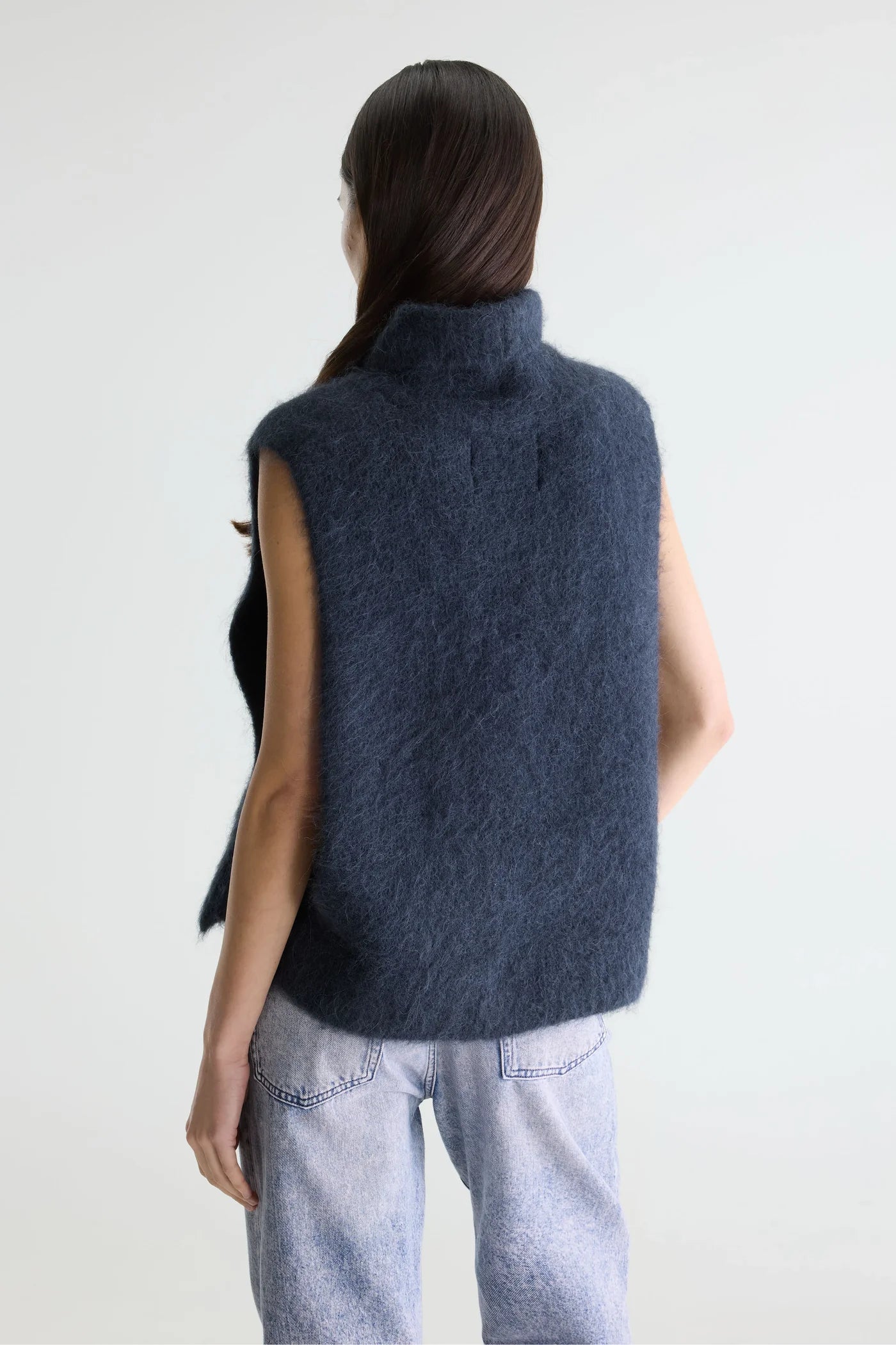 Pull sans manches Daren bleu marine – Bellerose