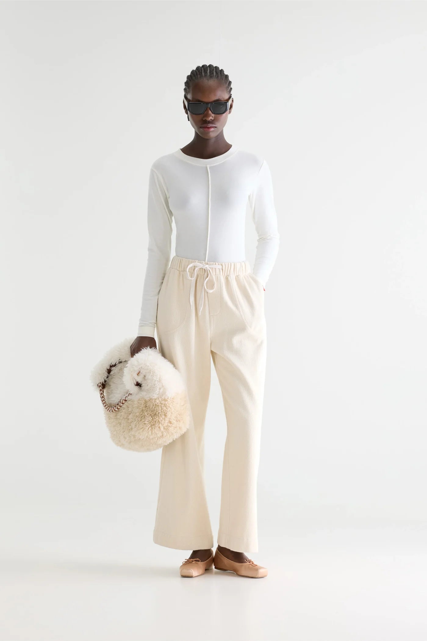 Pantalon Juna BELLEROSE Ecru