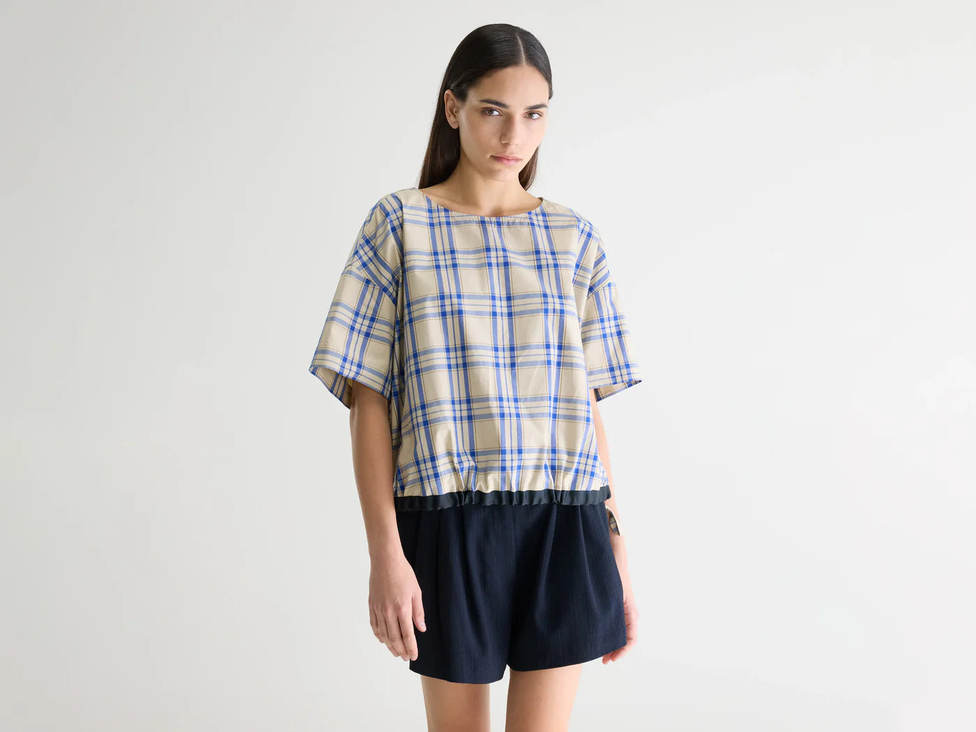 Blouse Gian BELLEROSE bleu