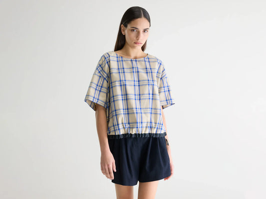 Blouse Gian BELLEROSE bleu