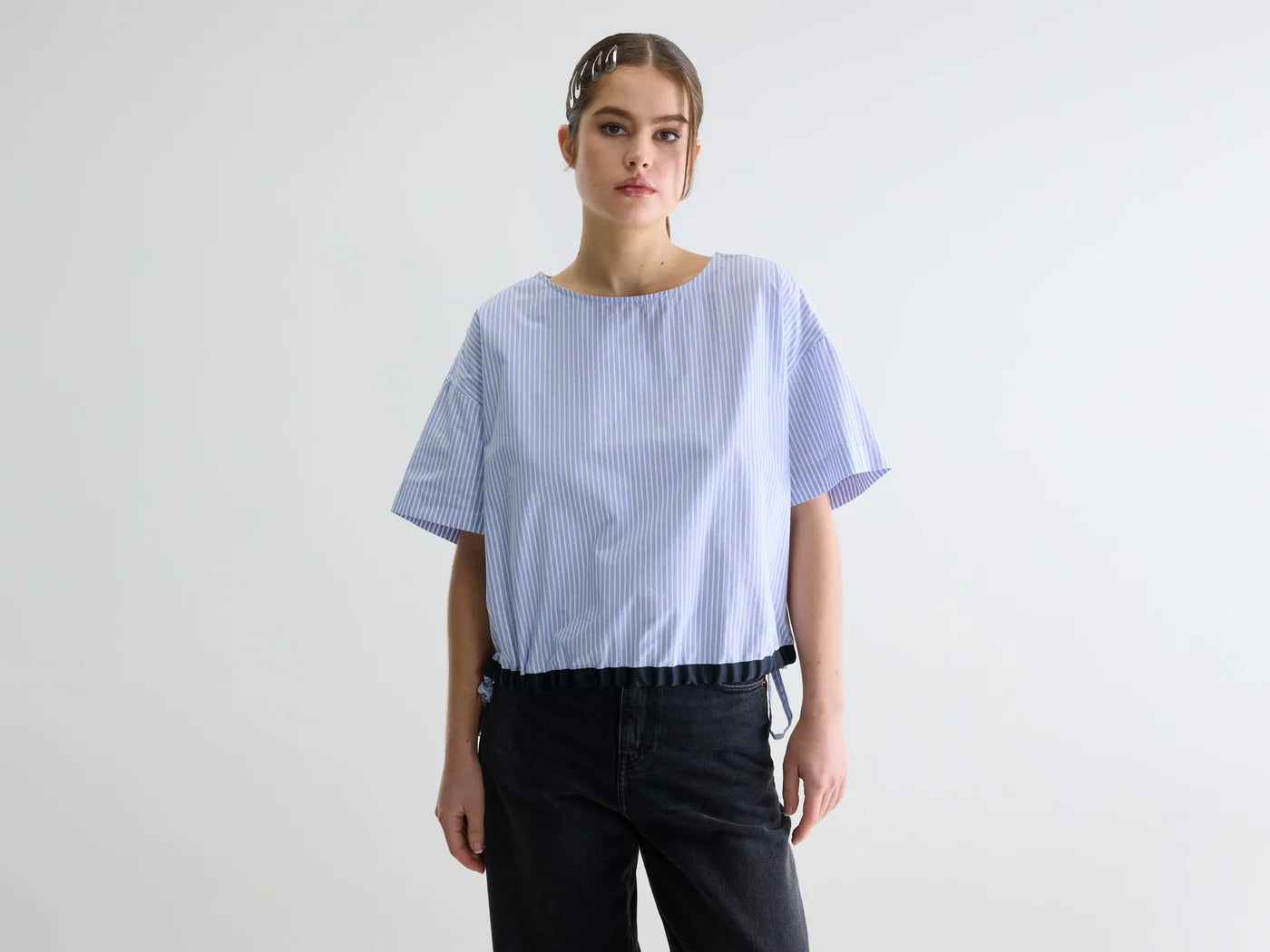 Blouse Gian BELLEROSE bleu