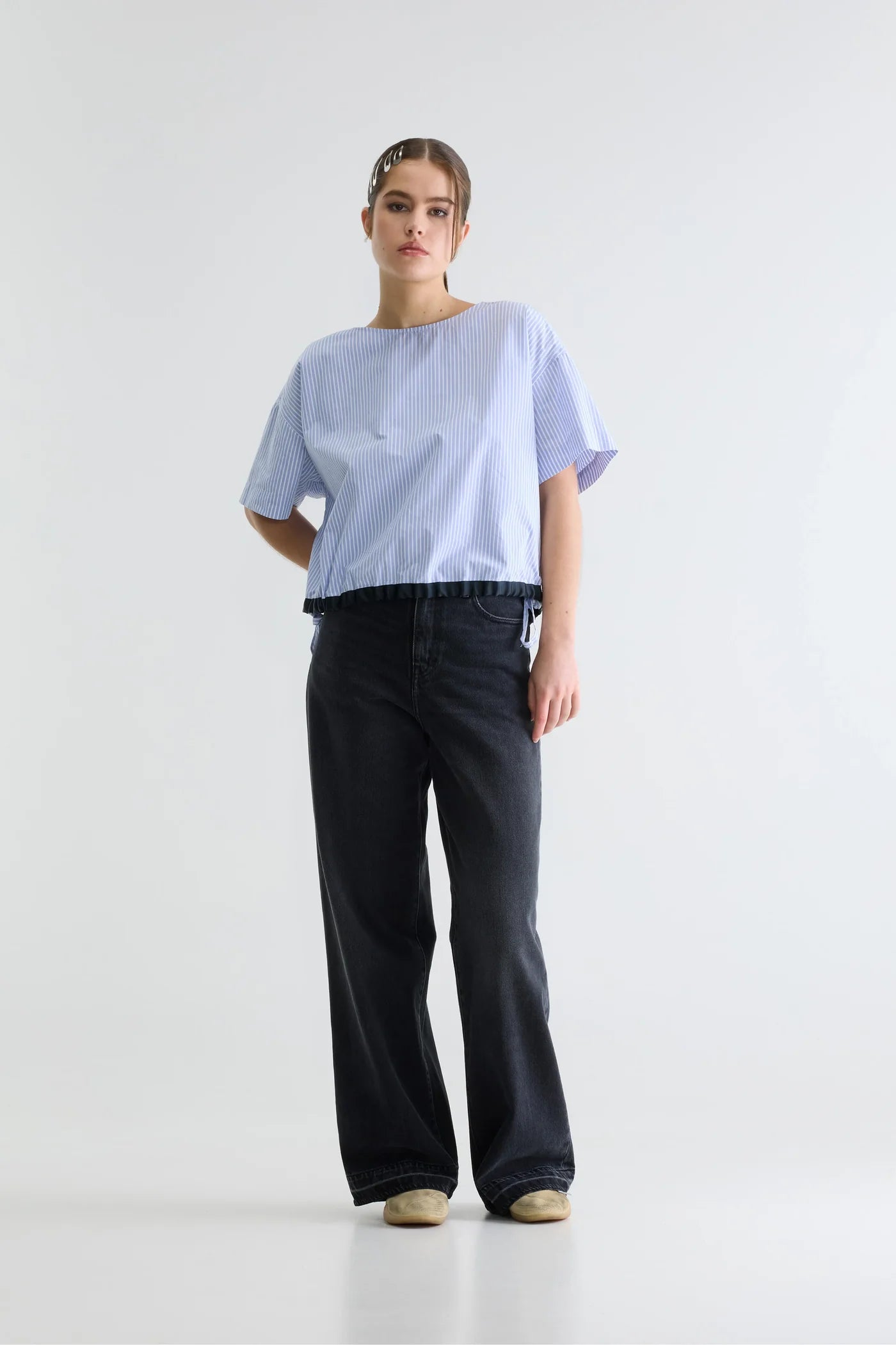 Blouse Gian BELLEROSE bleu