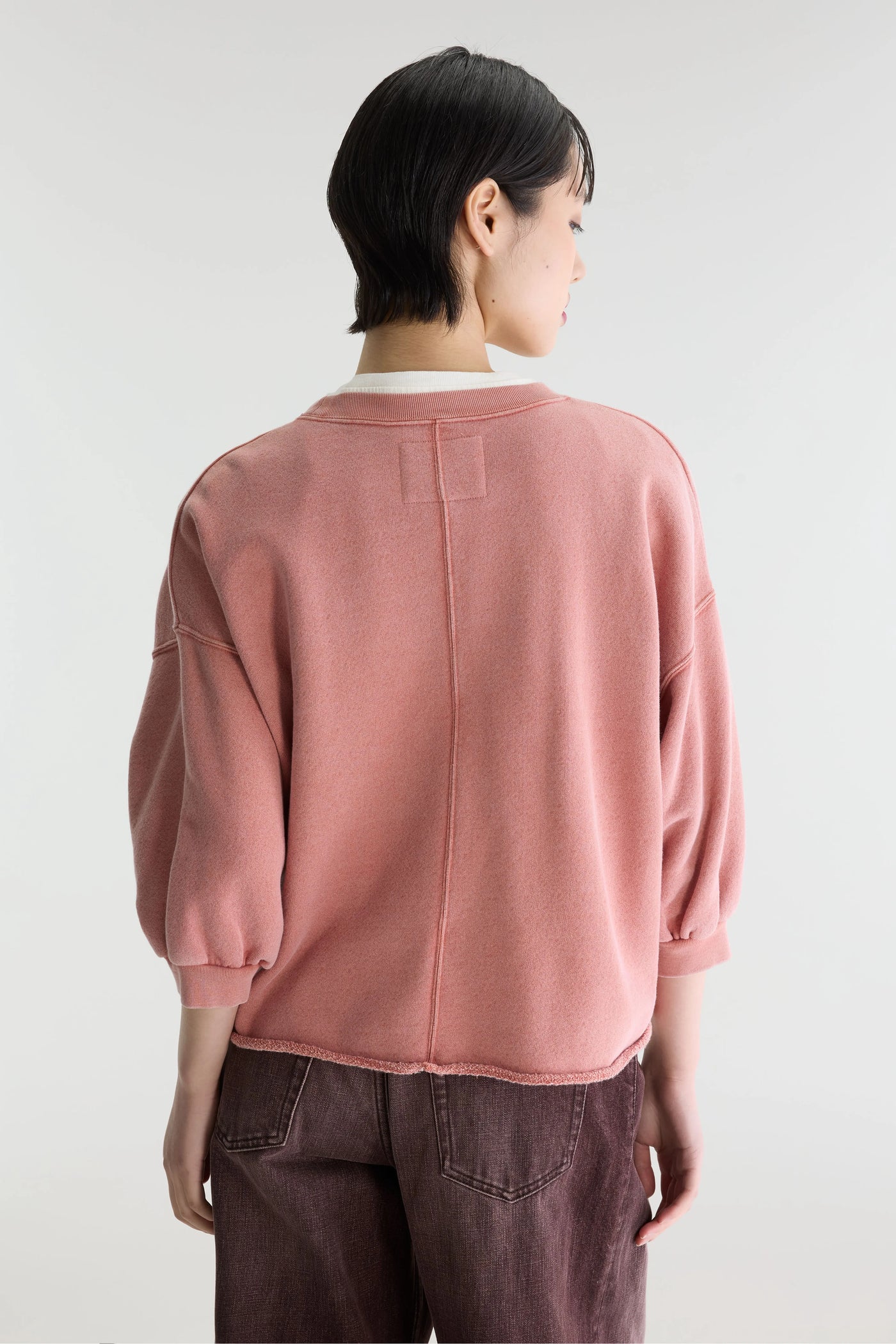 Sweatshirt Vicske rouge délavé – Bellerose