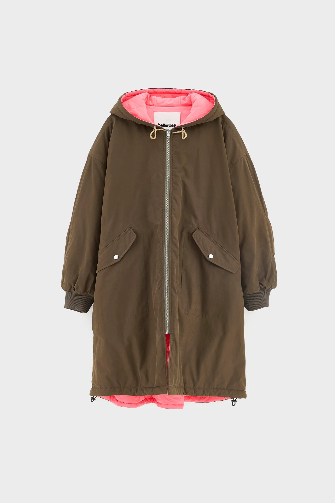 Manteau réversible Honor rose fluo – Bellerose