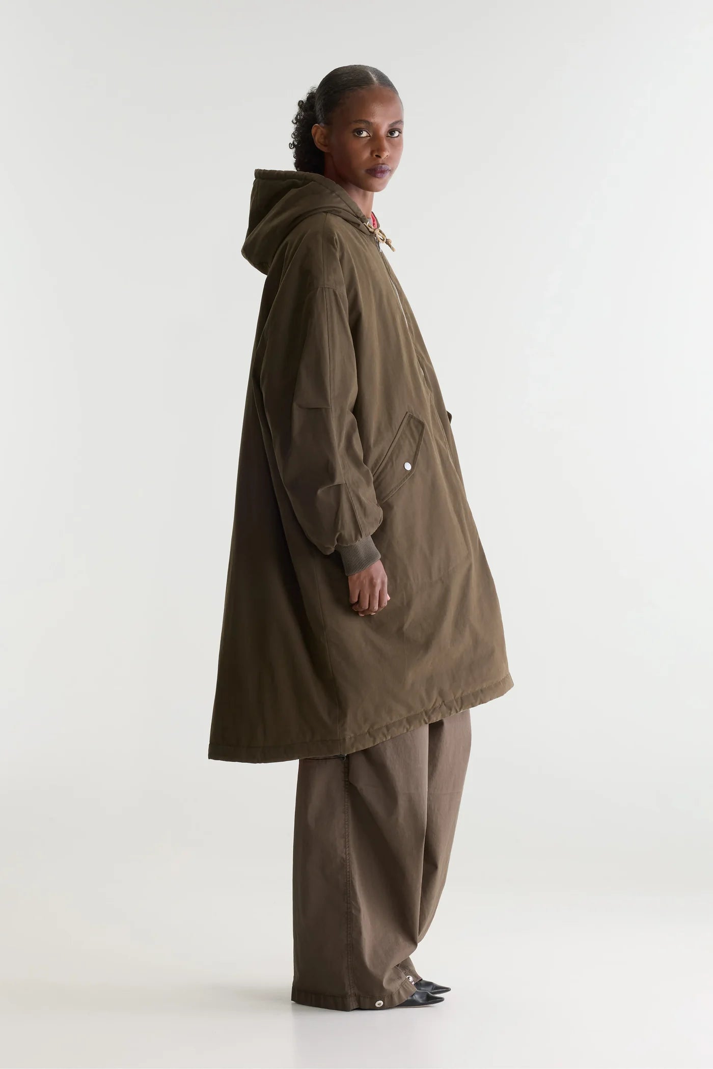 Manteau réversible Honor rose fluo – Bellerose