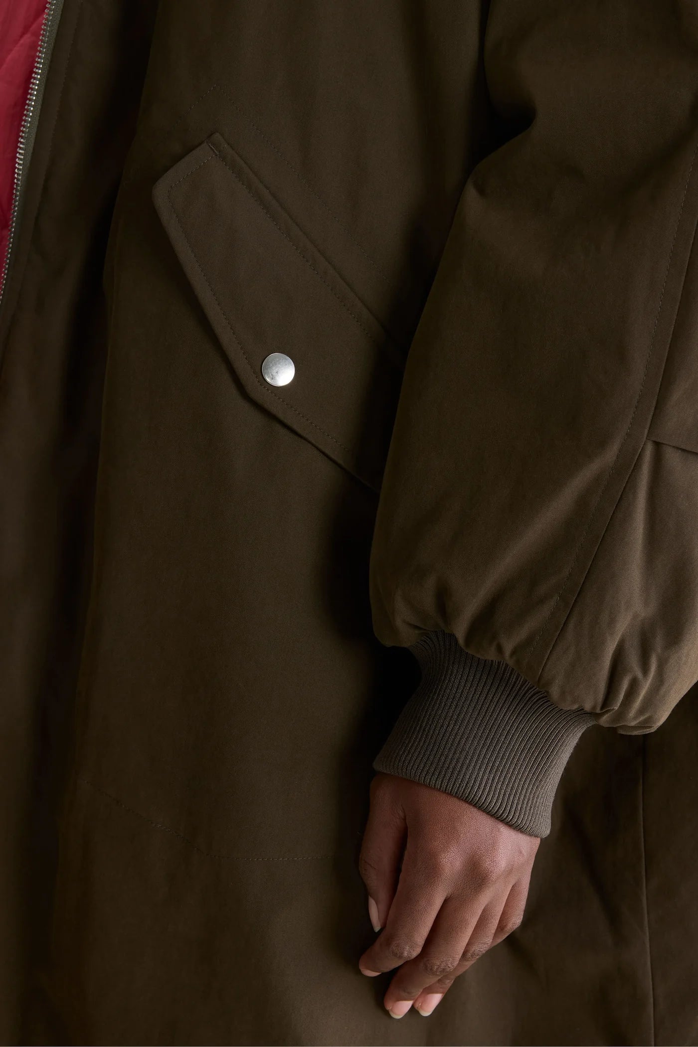 Manteau réversible Honor rose fluo – Bellerose