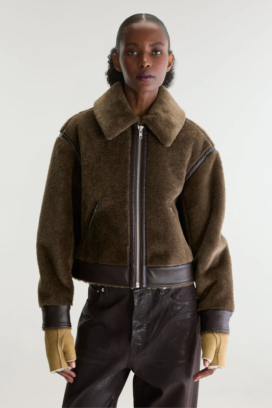 Veste effet peau lainée Eagle – Bellerose