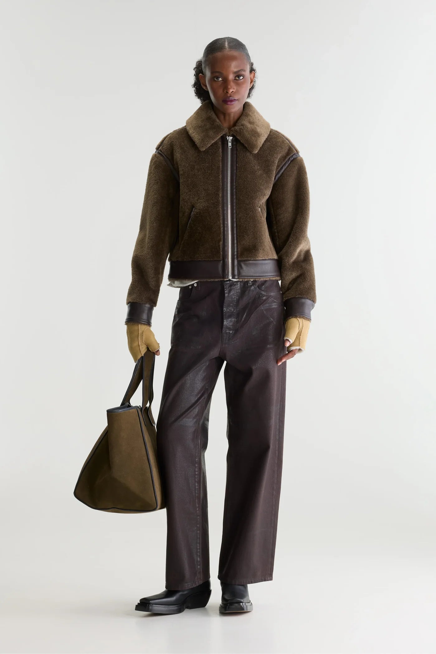 Veste effet peau lainée Eagle – Bellerose