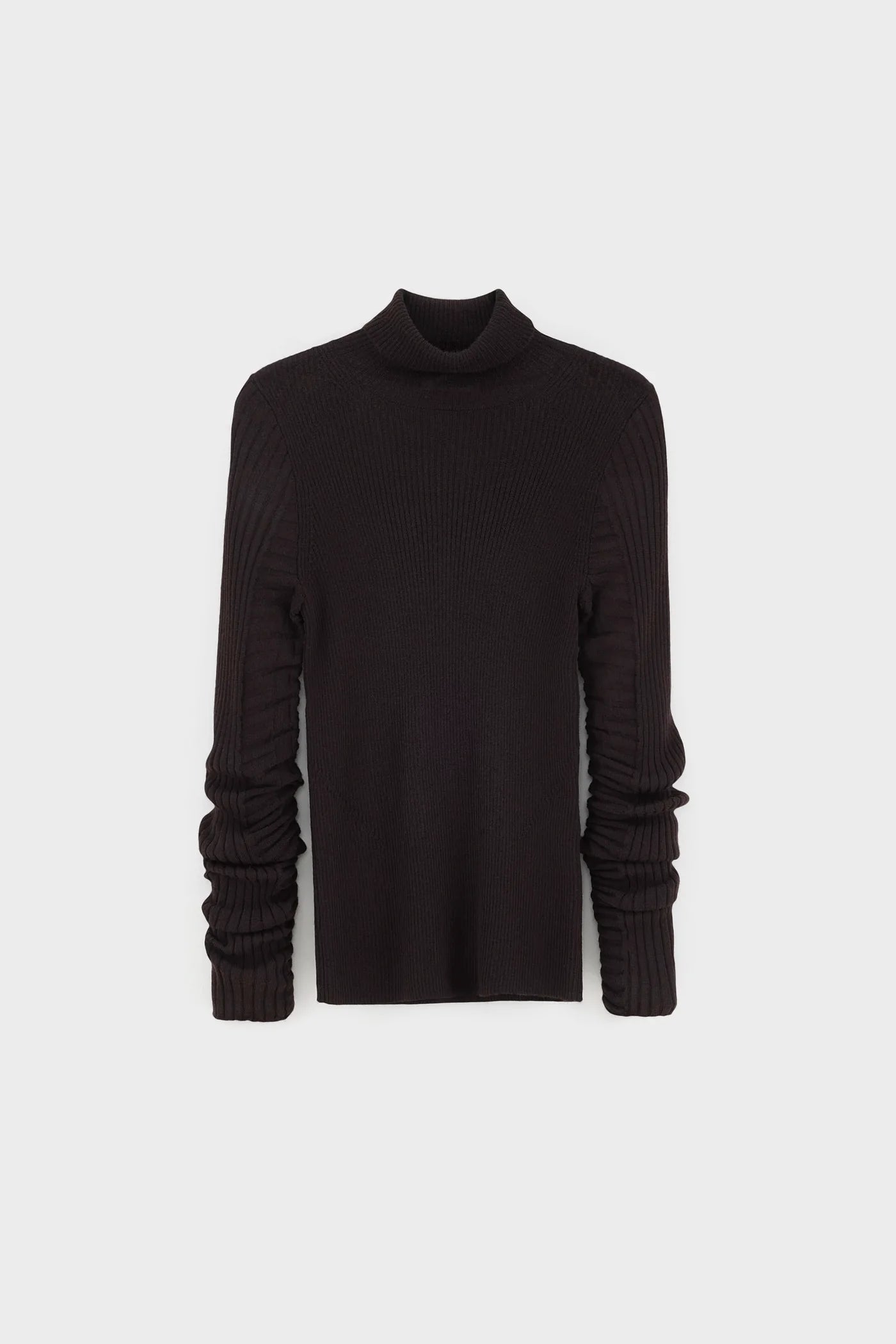 Pull col roulé Awald marron foncé – Bellerose