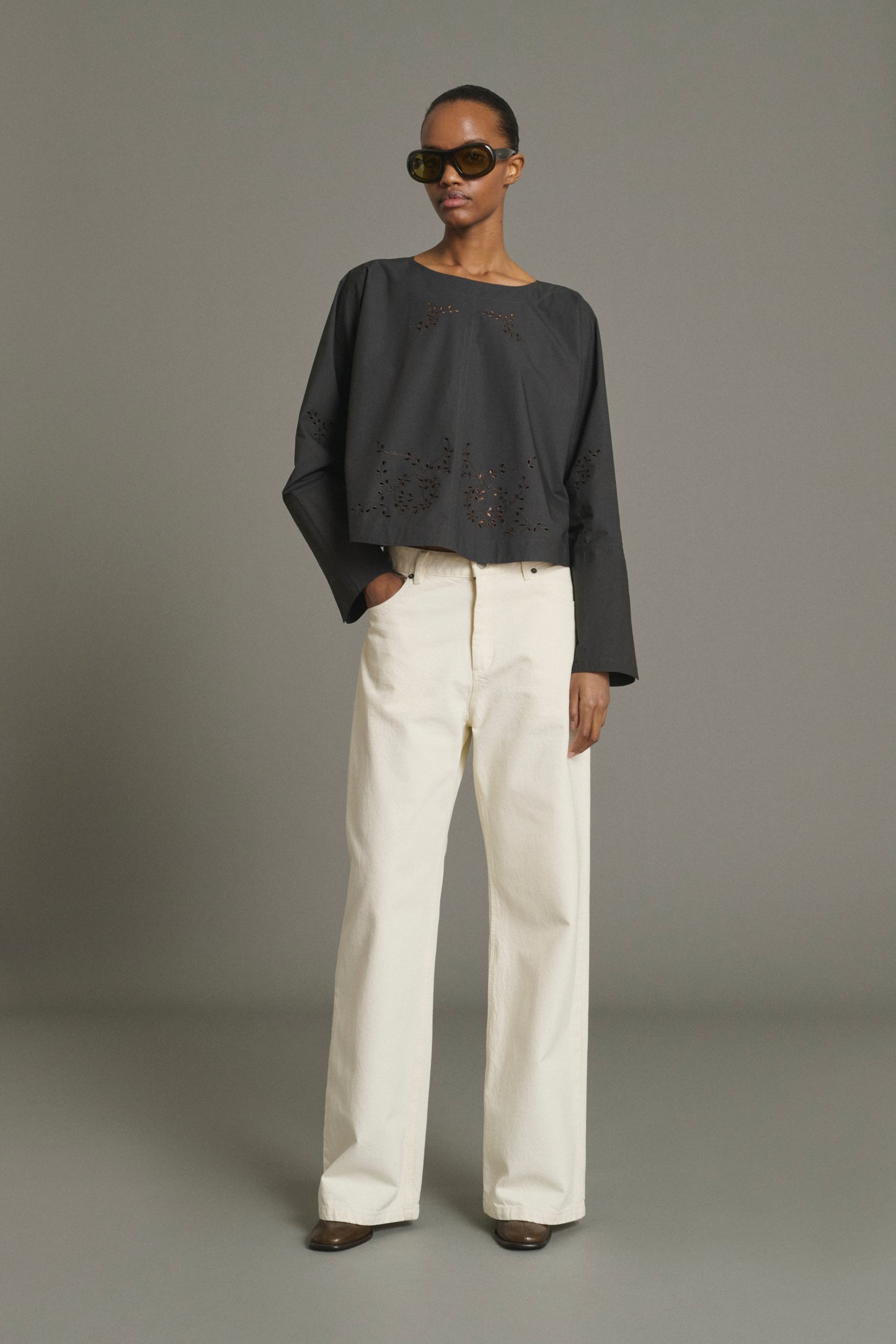 Blouse Hansel en broderie anglaise – Soeur