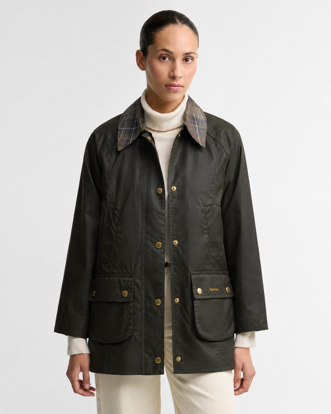 Veste cirée Modern Beadnell Icons Tartan – Barbour