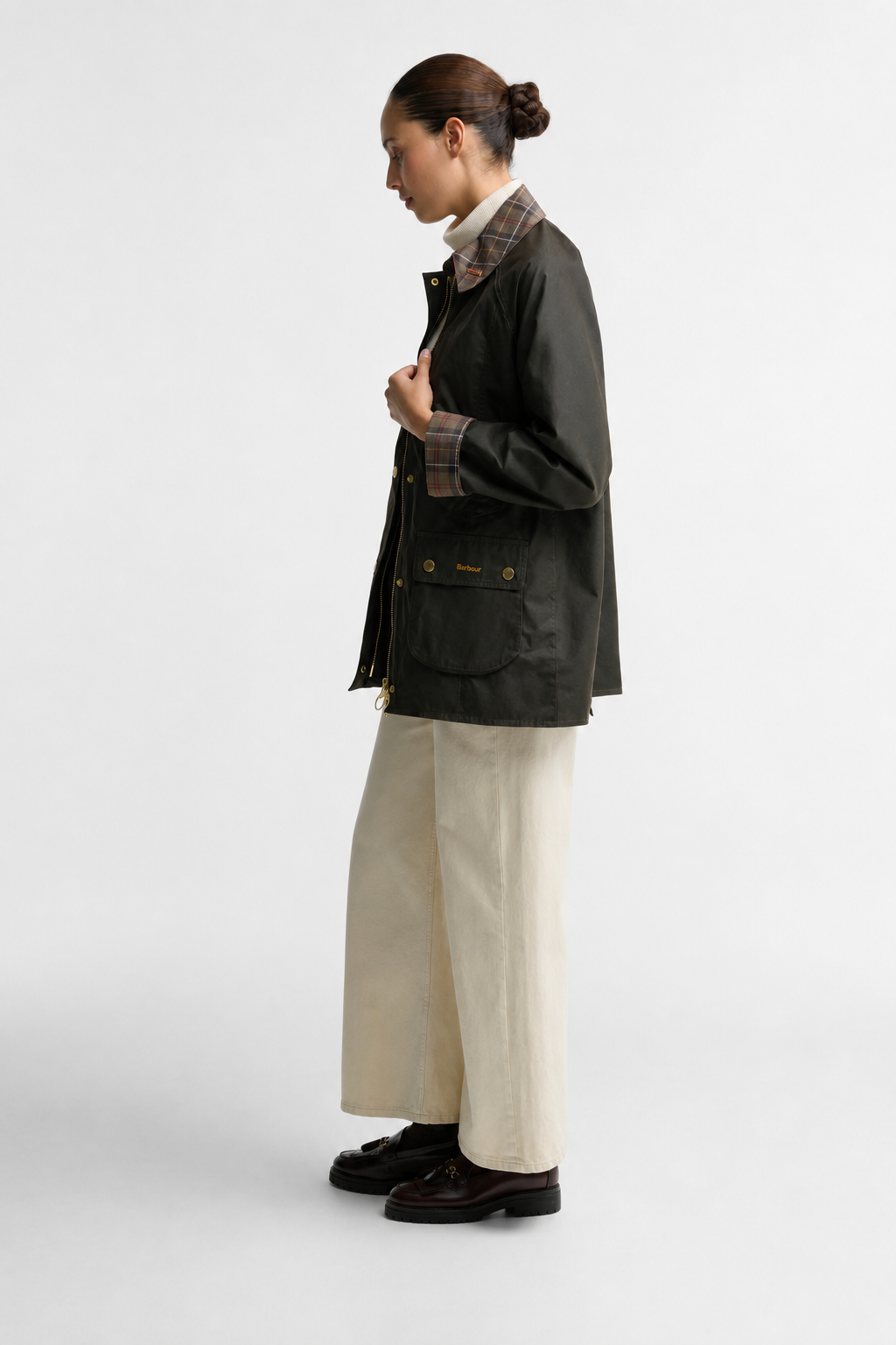 Veste cirée Modern Beadnell Icons Tartan – Barbour