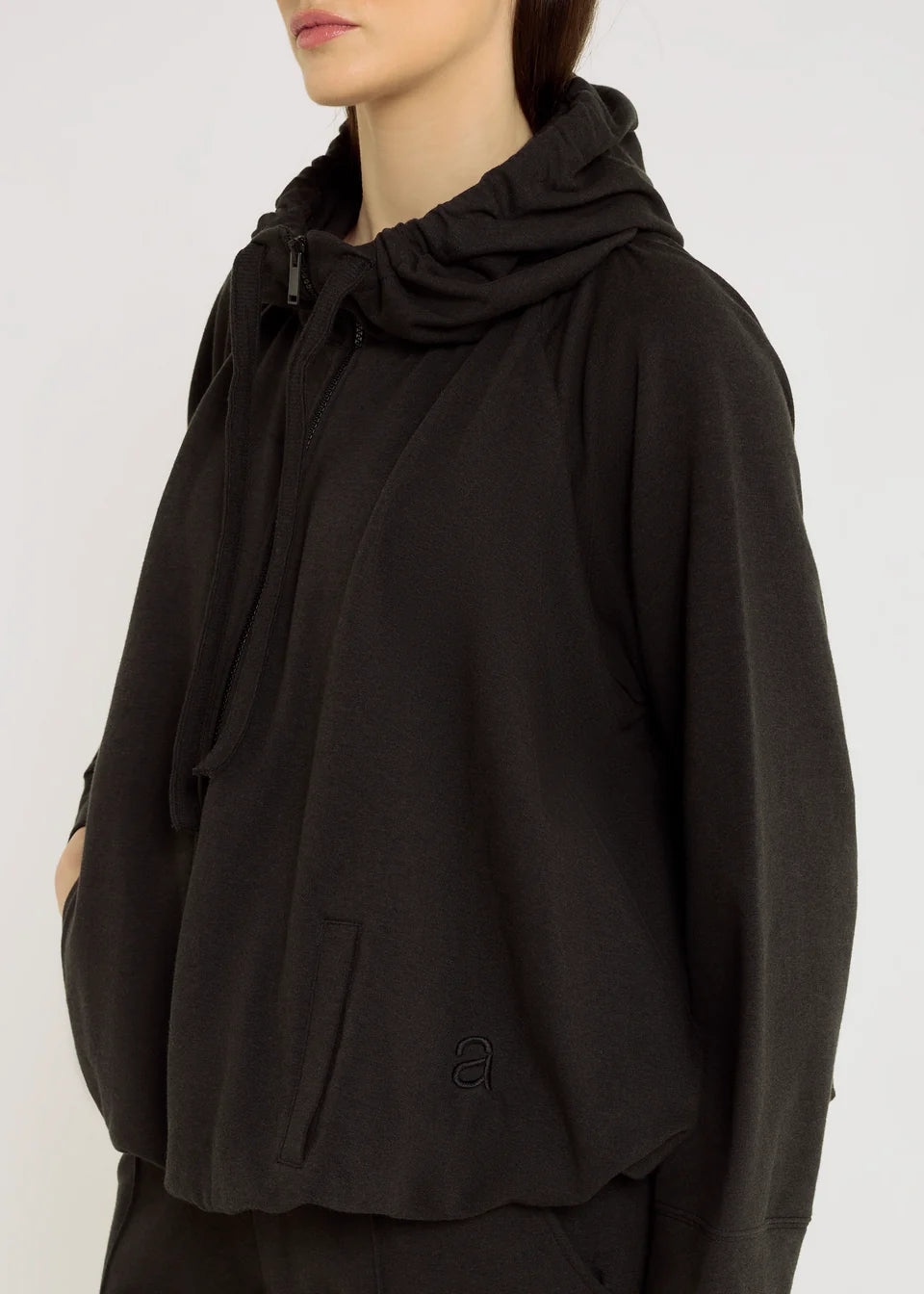 Veste sweat femme EDWARD anthracite – HANA SAN