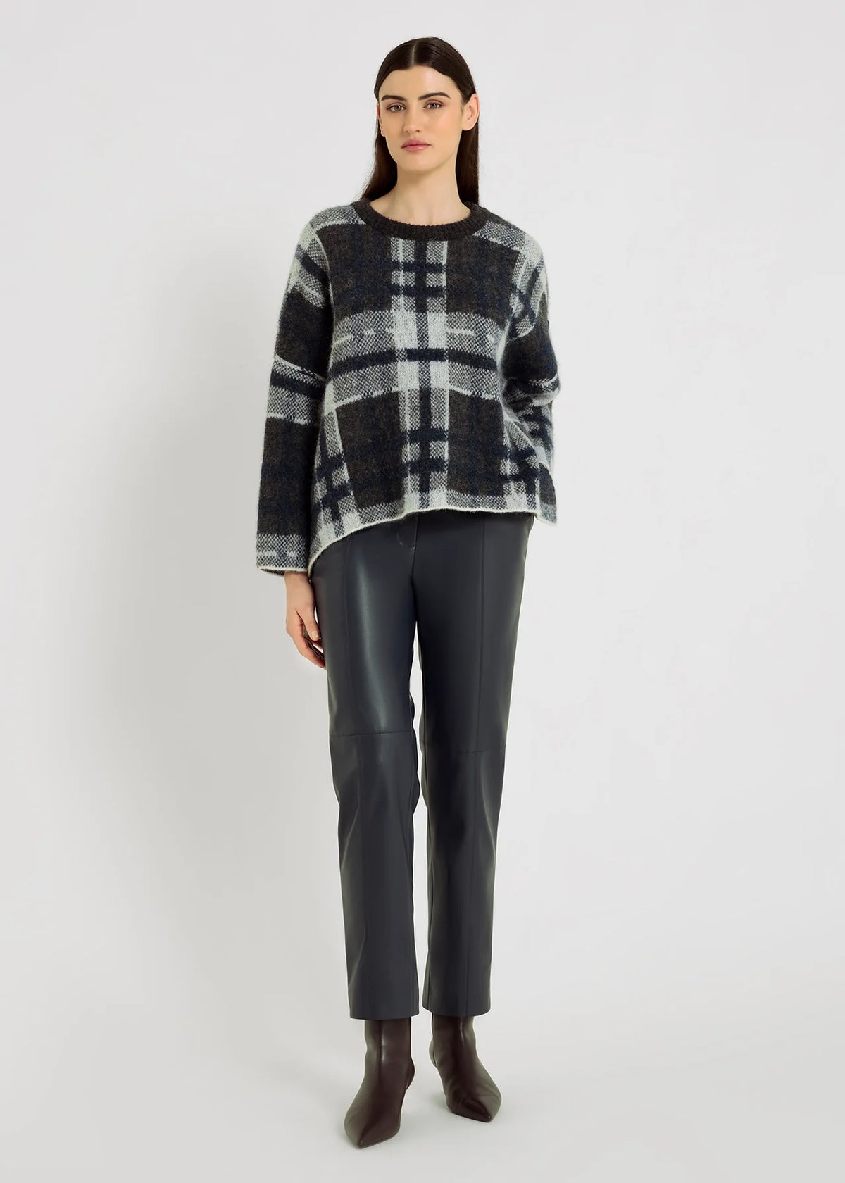 Pull femme GEORGES jacquard baby alpaga – HANA SAN