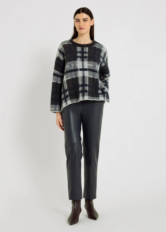 Pull femme GEORGES jacquard baby alpaga – HANA SAN