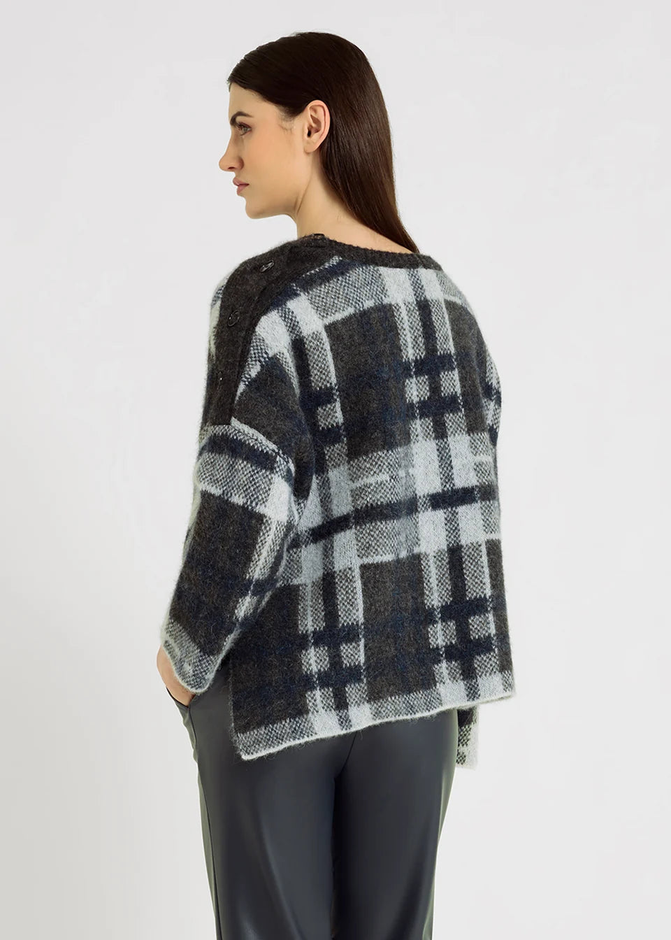 Pull femme GEORGES jacquard baby alpaga – HANA SAN