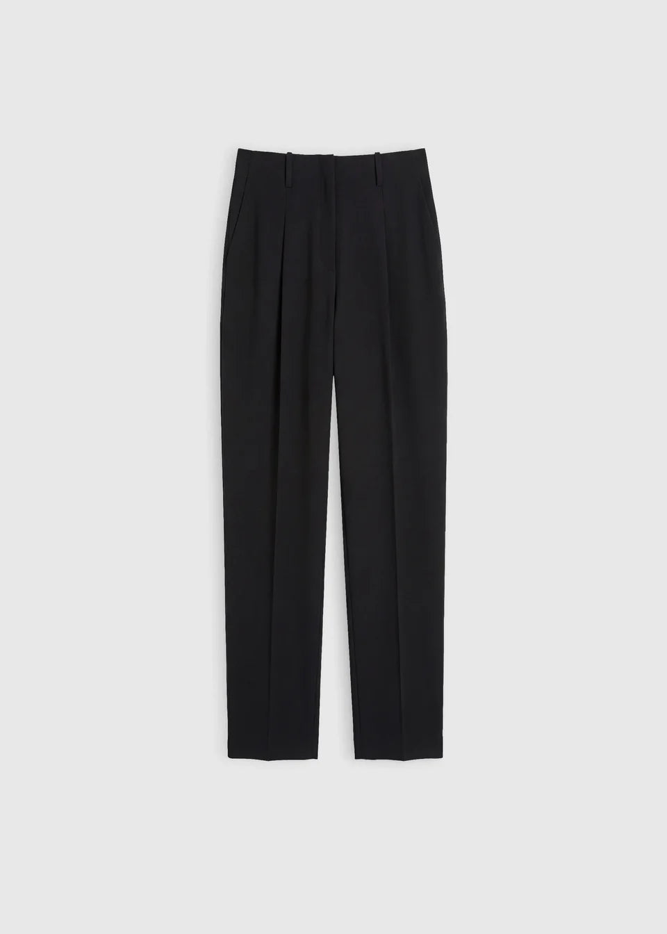 Pantalon femme HENRI noir HANA SAN coupe tailleur vue de face