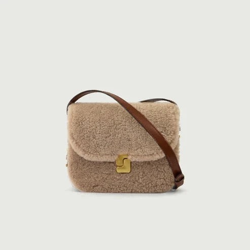 SAC BELLISSIMA MINI - SHEARLING SABLE