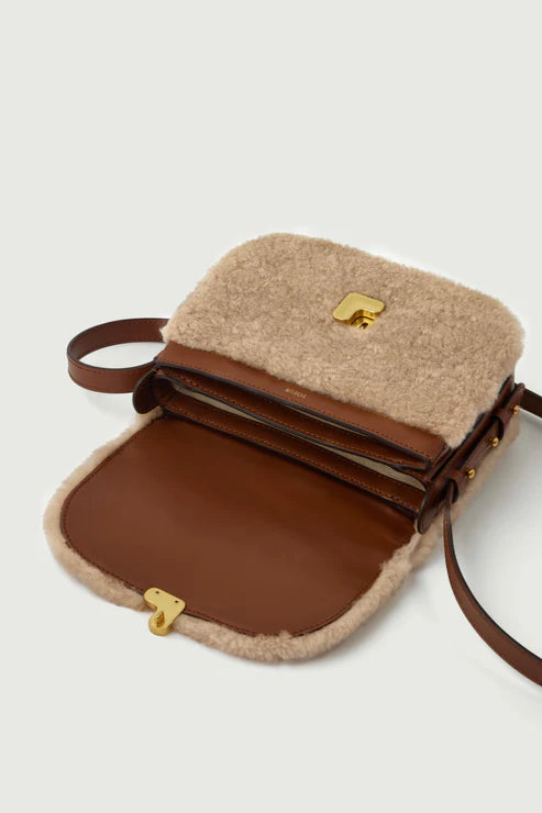 SAC BELLISSIMA MINI - SHEARLING SABLE