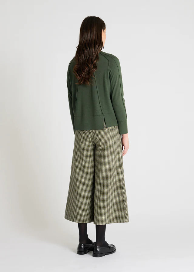Pull en laine mérinos Tupac Hana San - vert