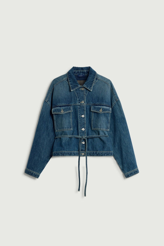 Blouson en denim ceinturé – Soeur