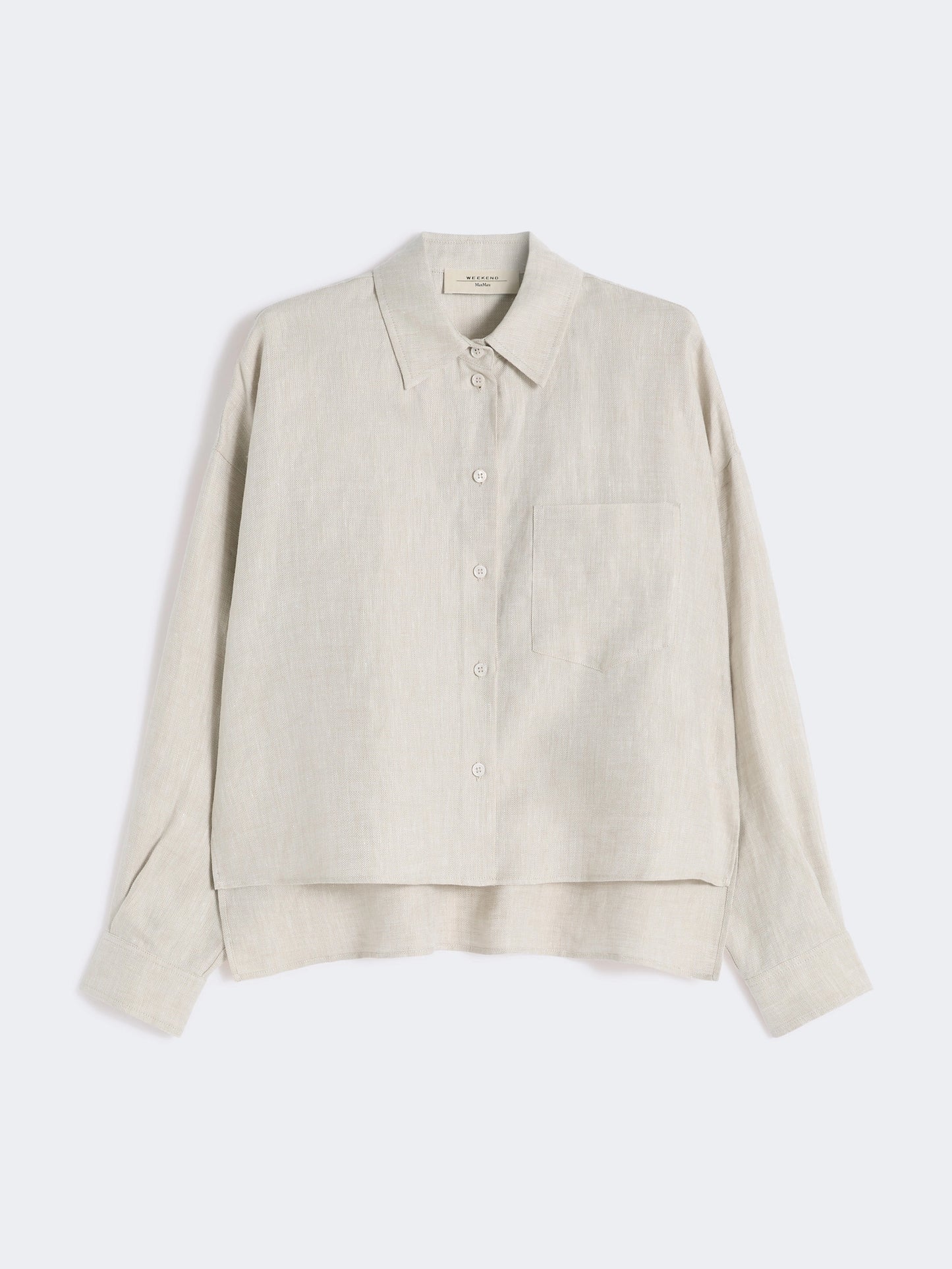 Veste chemise en toile de lin CAPO Max Mara weekend