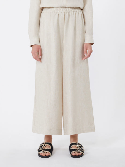 Pantalon large en lin FELINO Max Mara weekend