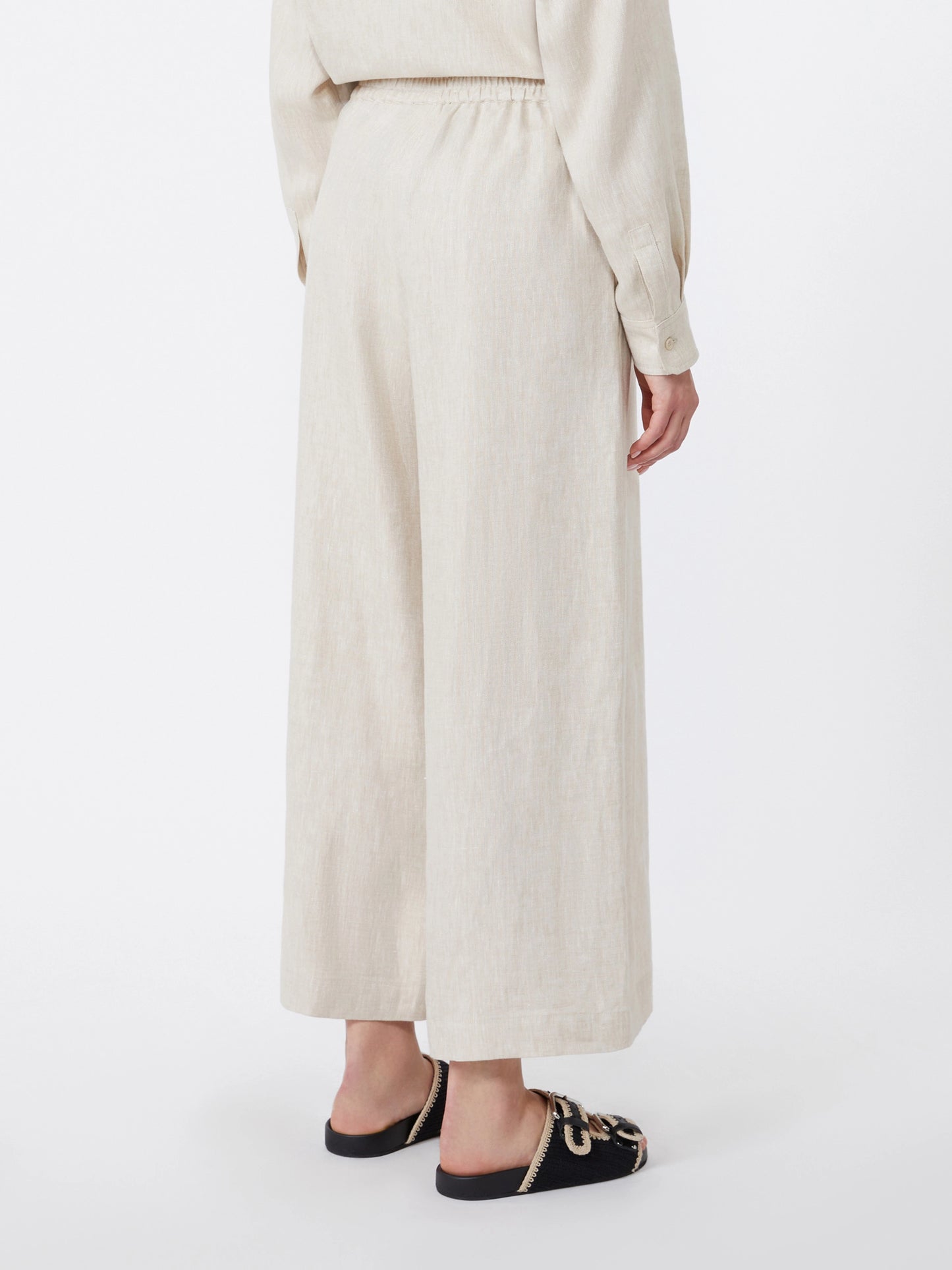 Pantalon large en lin FELINO Max Mara weekend
