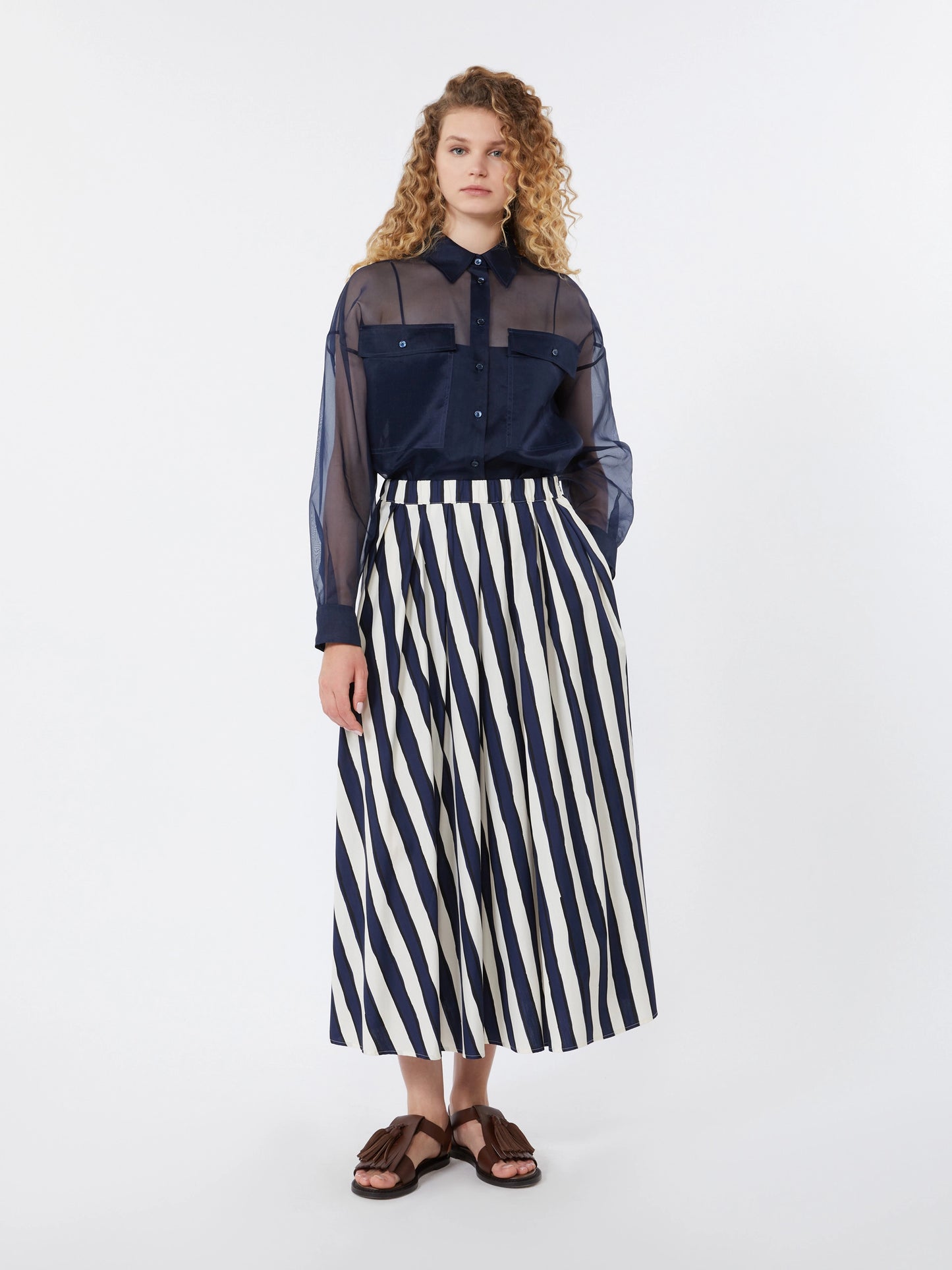 Chemise en organza de soie COLOMBA Max Mara weekend