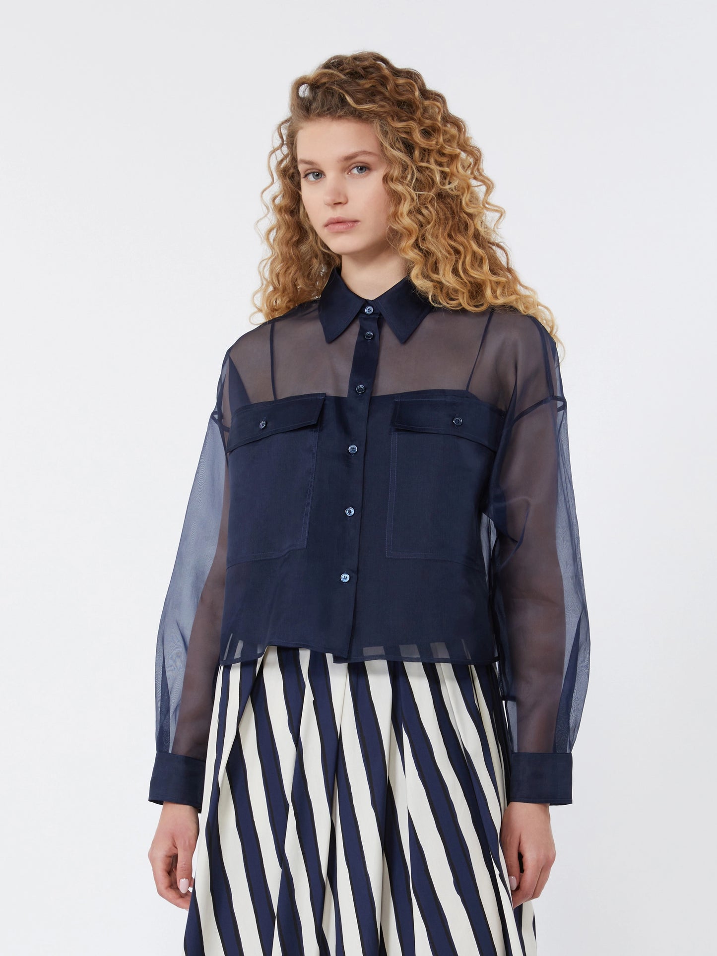 Chemise en organza de soie COLOMBA Max Mara weekend