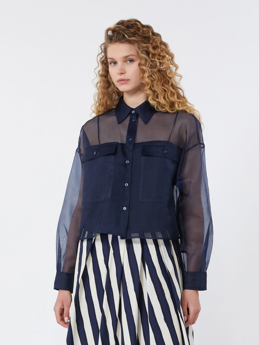 Chemise en organza de soie COLOMBA Max Mara weekend