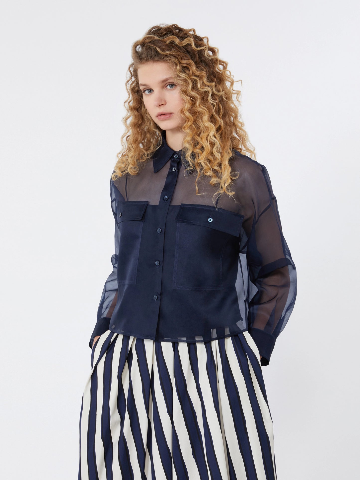 Chemise en organza de soie COLOMBA Max Mara weekend