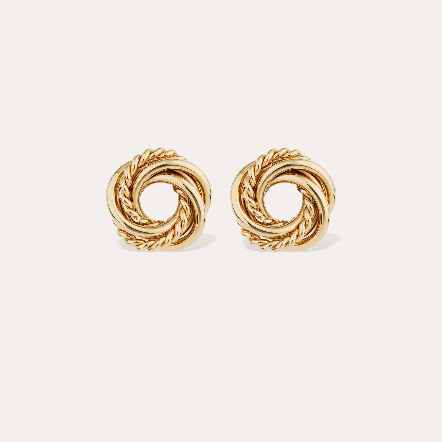 Boucles d'oreilles puce Atika dorées GAS Bijoux