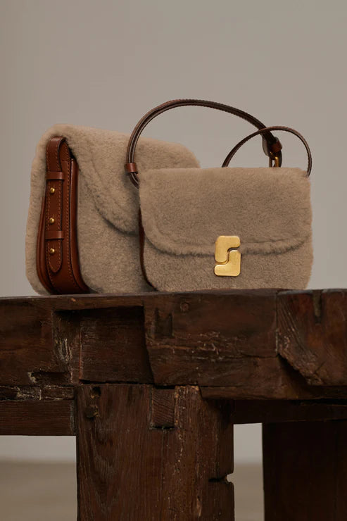 SAC BELLISSIMA MINI - SHEARLING SABLE