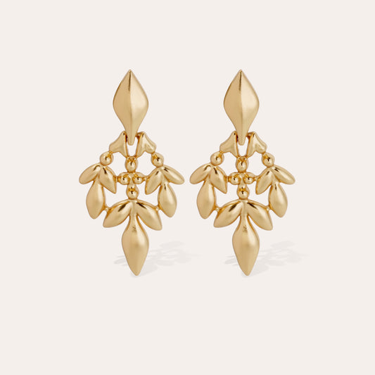 Boucles d'oreilles Olea grand modèles dorés GAS Bijoux