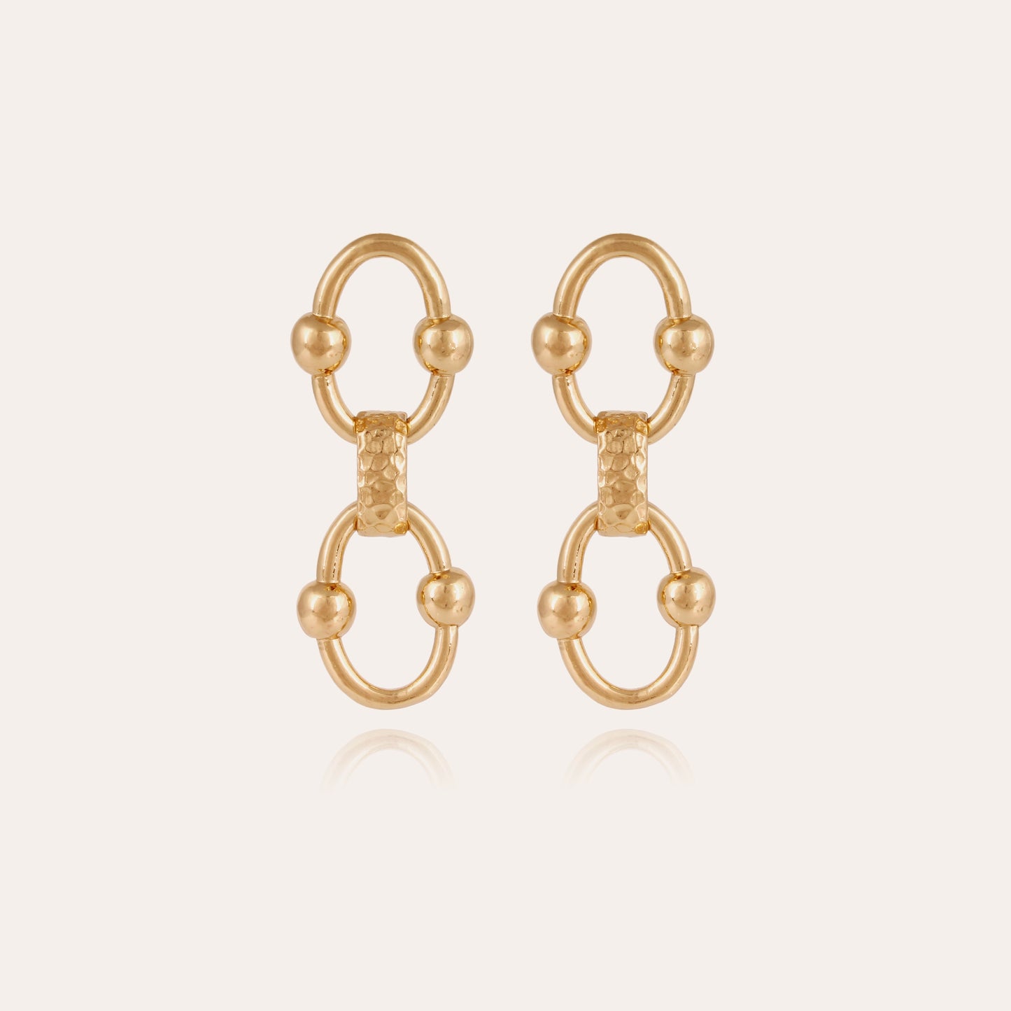 Boucles d'oreilles Rivage dorées GAS Bijoux