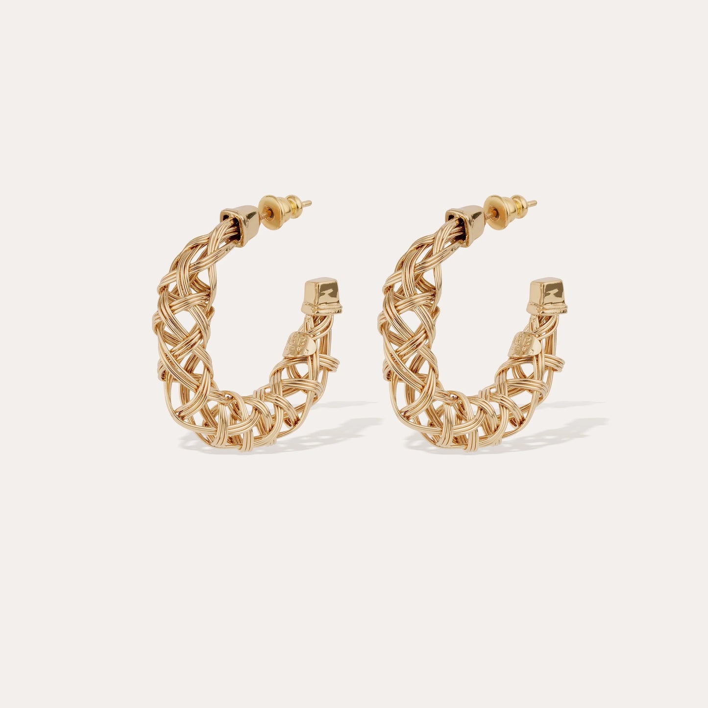 Boucles d'oreilles créoles Fileo petit modèle dorées GAS Bijoux