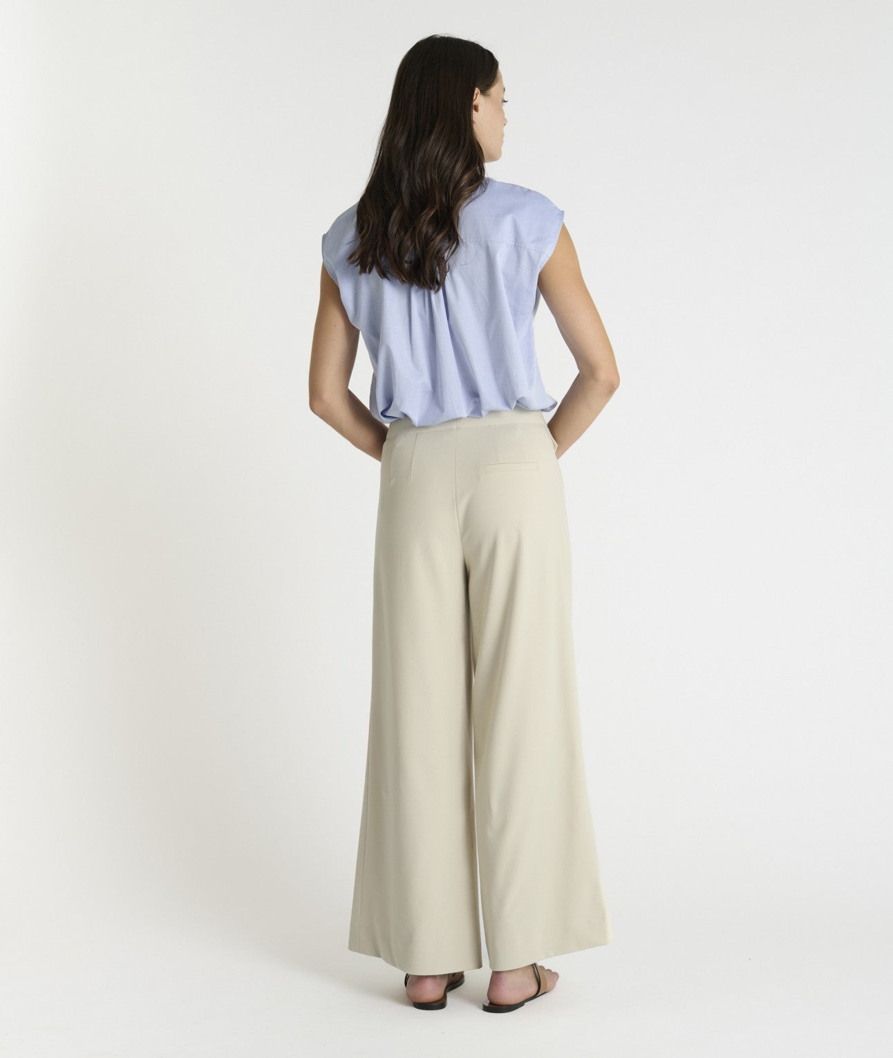 Pantalon ARUN craie Hana San